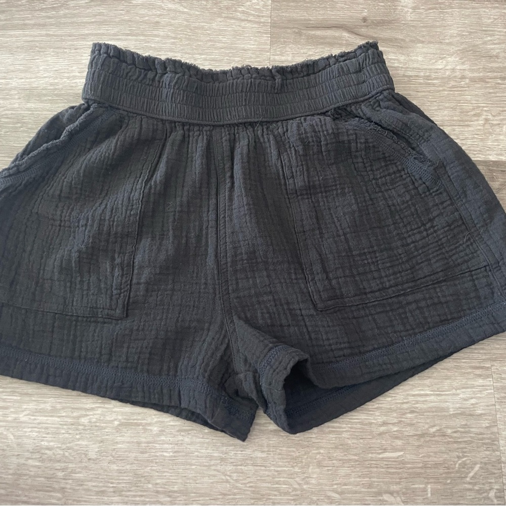 SO Women's High Waist Black Shorts